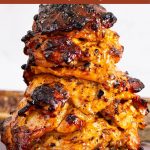 Pinterest image for Gyros with Chicken Thighs.