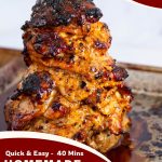 Pinterest image for Gyros with Chicken Thighs.