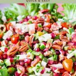 Pinterest image for Pomegranate salad.