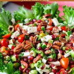 Pinterest image for Pomegranate salad.