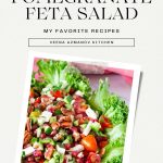 Pinterest image for Pomegranate salad.