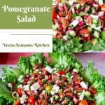 Pinterest image for Pomegranate salad.