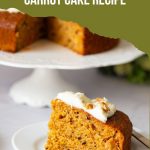 Pinterest image for One Bowl Carrot Cake Recipe.