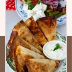 Pinterest image for ground beef taco roll cones.