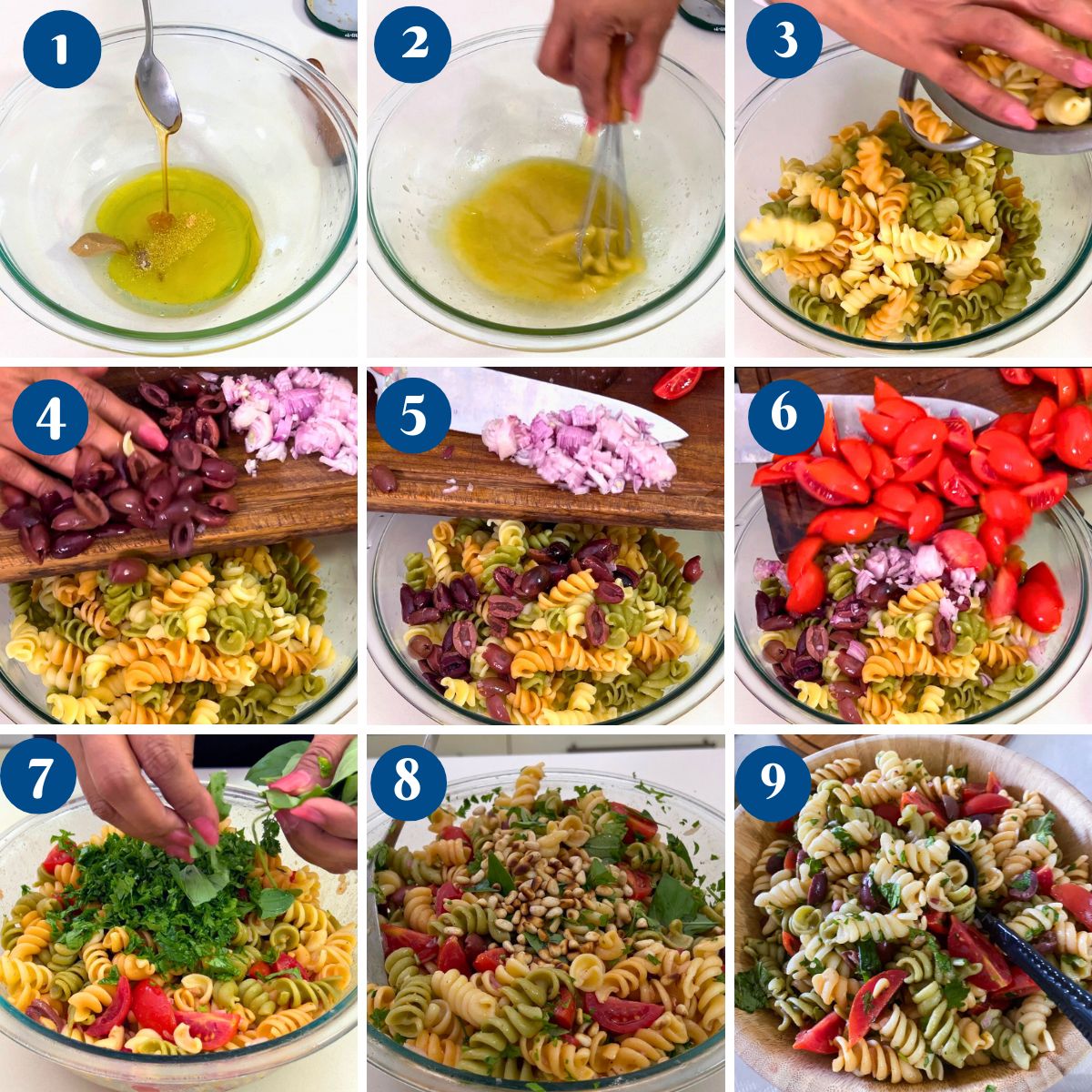 Progress Pictures easy pasta salad