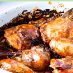 Pinterest image for Hot Honey Chicken Oven Baked.