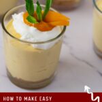 Pinterest image for Mini Mango Cheesecake Desserts.