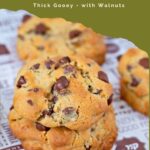 Pinterest image for Levain Chocolate Chip Cookies.