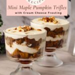 Pinterest image for Pumpkin Trifle Dessert Cups.