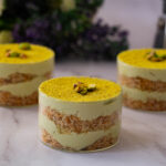 Dessert Cups with Pistachio trifle.