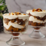 Pumpkin Trifle in dessert cups.