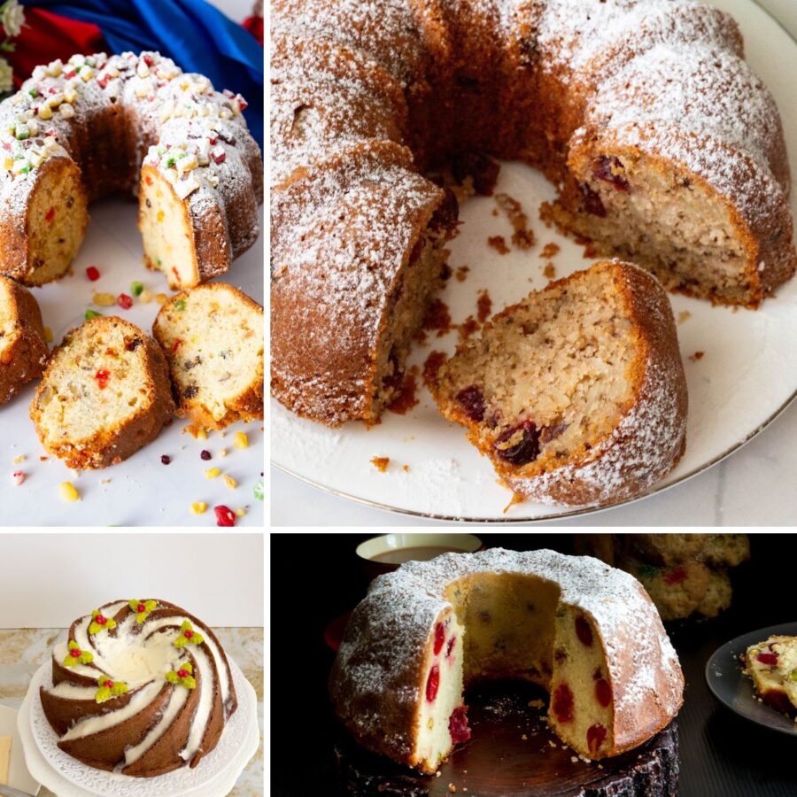 Pinterest image for Holiday Bundt Cake Recipes.