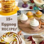 Pinterest image for Holiday Eggnog Recipes for Christmas.