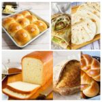 A collage of sandwich bread recipes that are soft, sturdy, and perfect for making the best sandwiches.