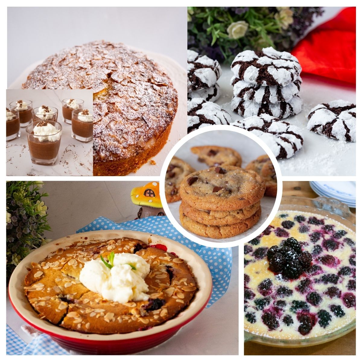 25 Easy dessert recipes for everyday baking, including cakes, cookies, bars, and simple sweets.