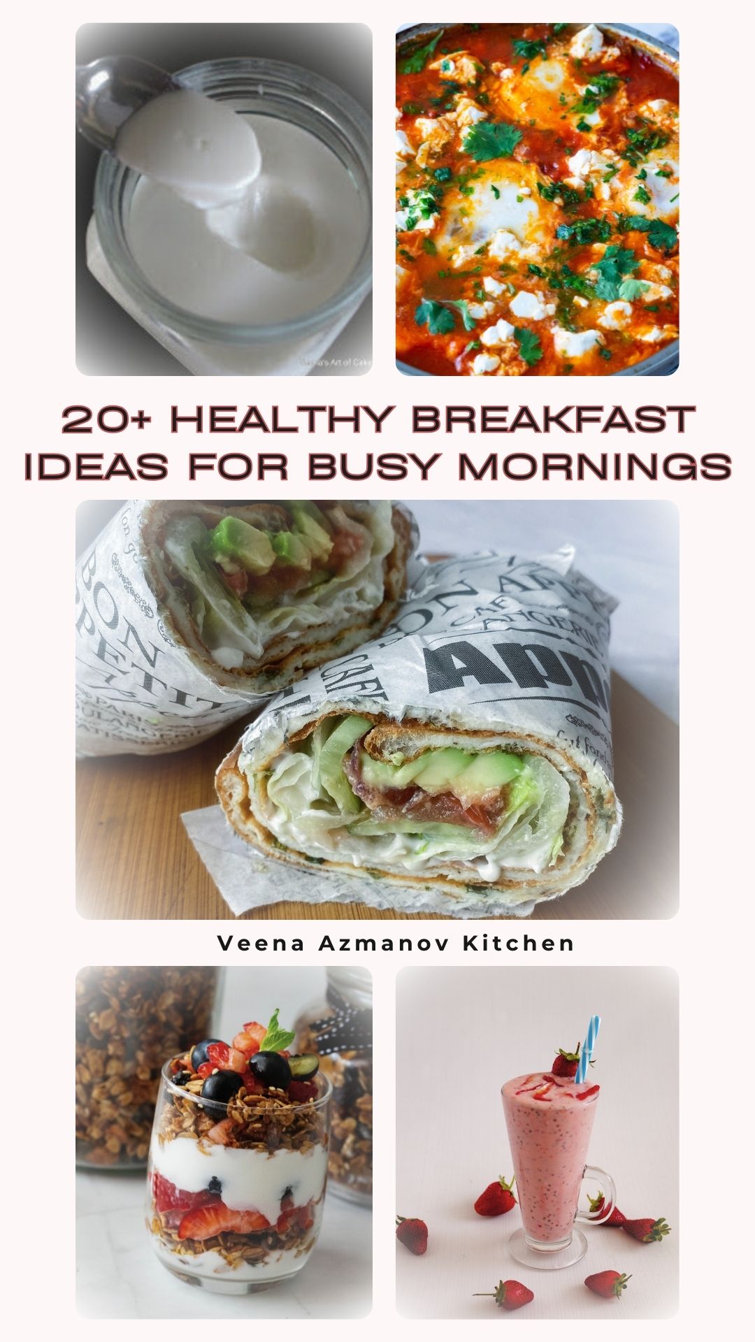 Healthy Breakfast Recipes (Easy Morning Ideas) - Veena Azmanov Kitchen