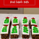 Pinterest image for Mini Fruitcakes Edible Gifts.