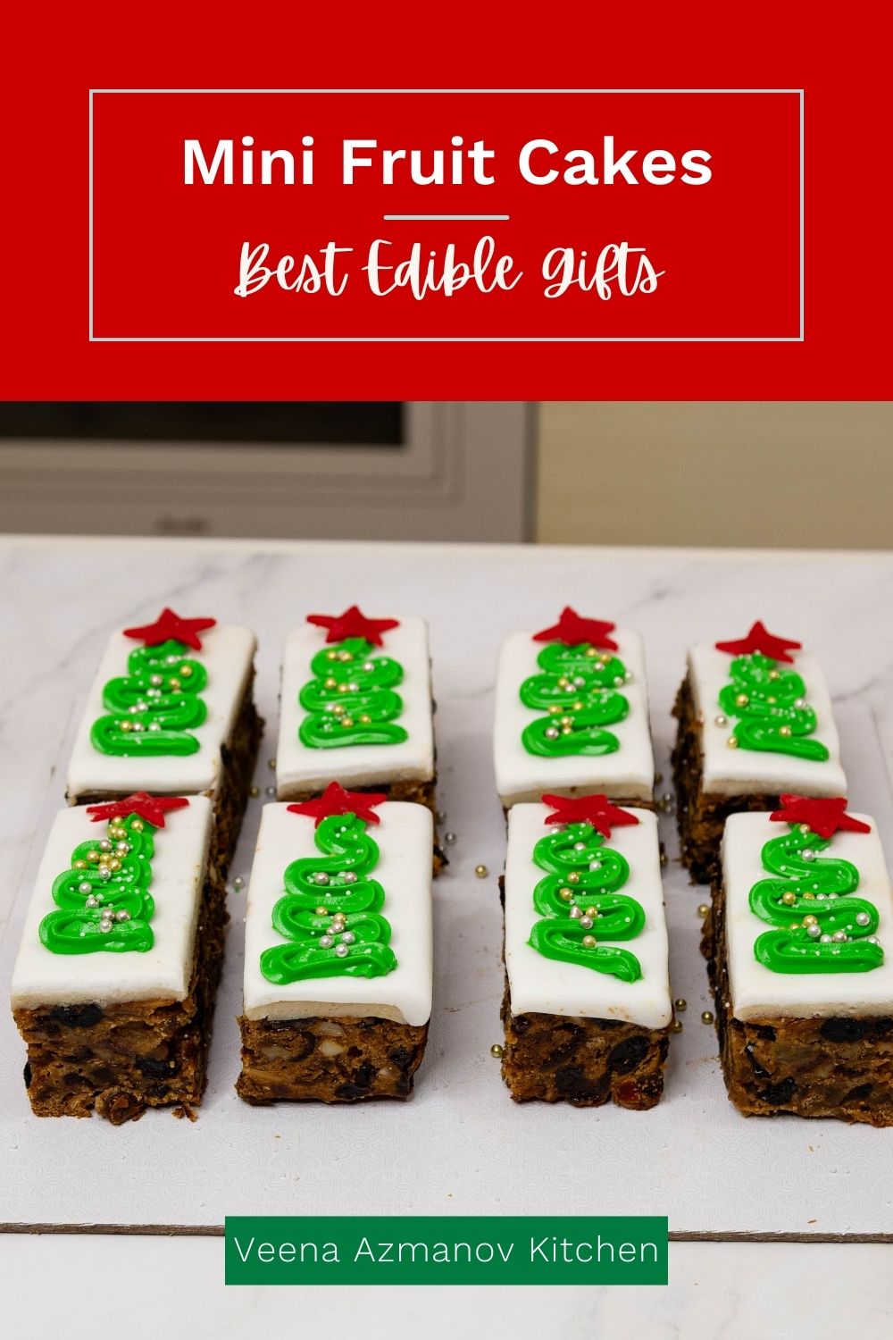Mini Fruitcakes – Perfect Christmas Gifts with Marzipan & Fondant ...