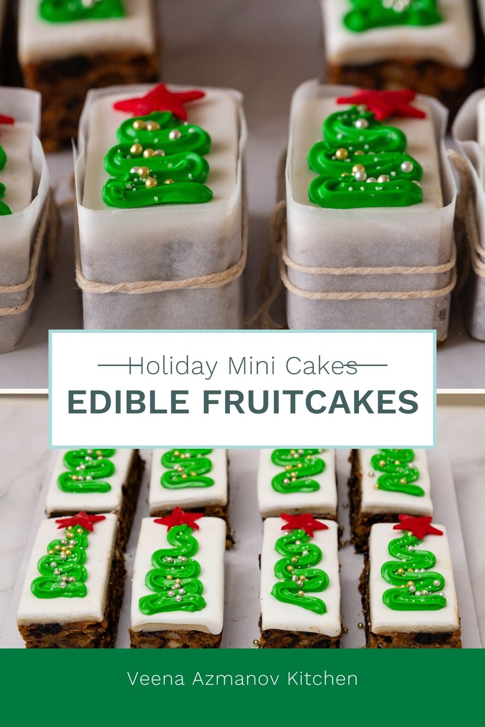 Mini Fruitcakes – Perfect Christmas Gifts with Marzipan & Fondant ...