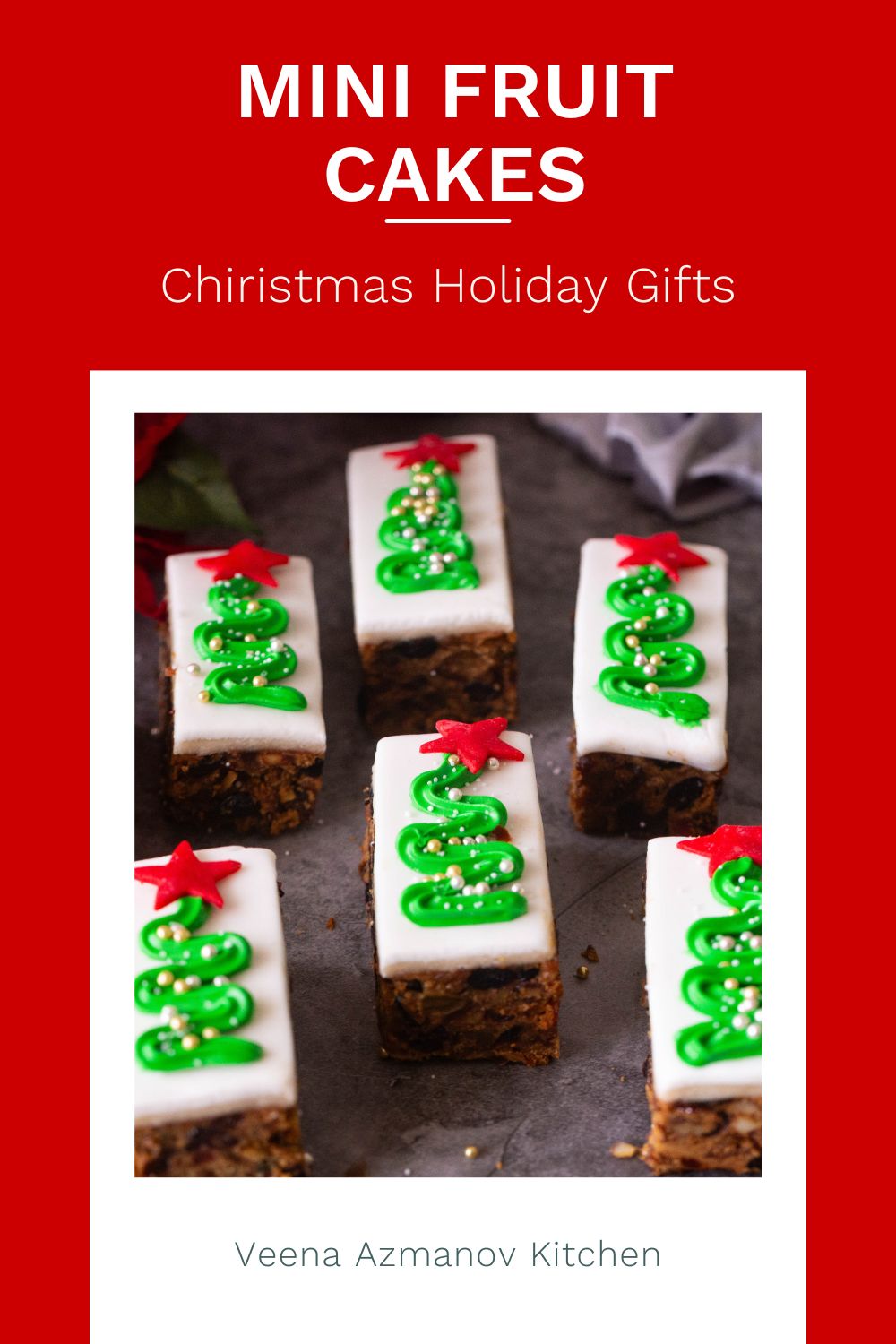 Mini Fruitcakes – Perfect Christmas Gifts with Marzipan & Fondant ...