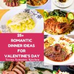 Pinterest Image for Valentine's Day Dinner Recipes.