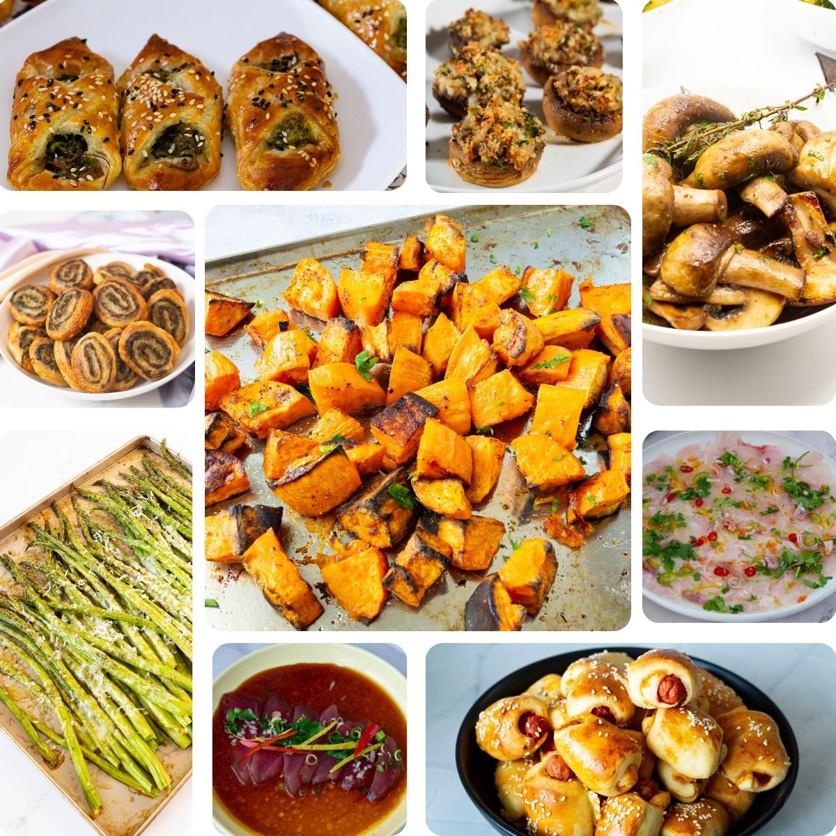 Pinterest image for Valentine's Day Appetizers and Side Plate.