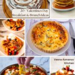 Pinterest image for Valentine's Day Breakfast and Brunch Ideas.