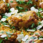Pinterest image for Baked Chicken with Rice.