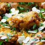 Pinterest image for Baked Chicken with Rice.