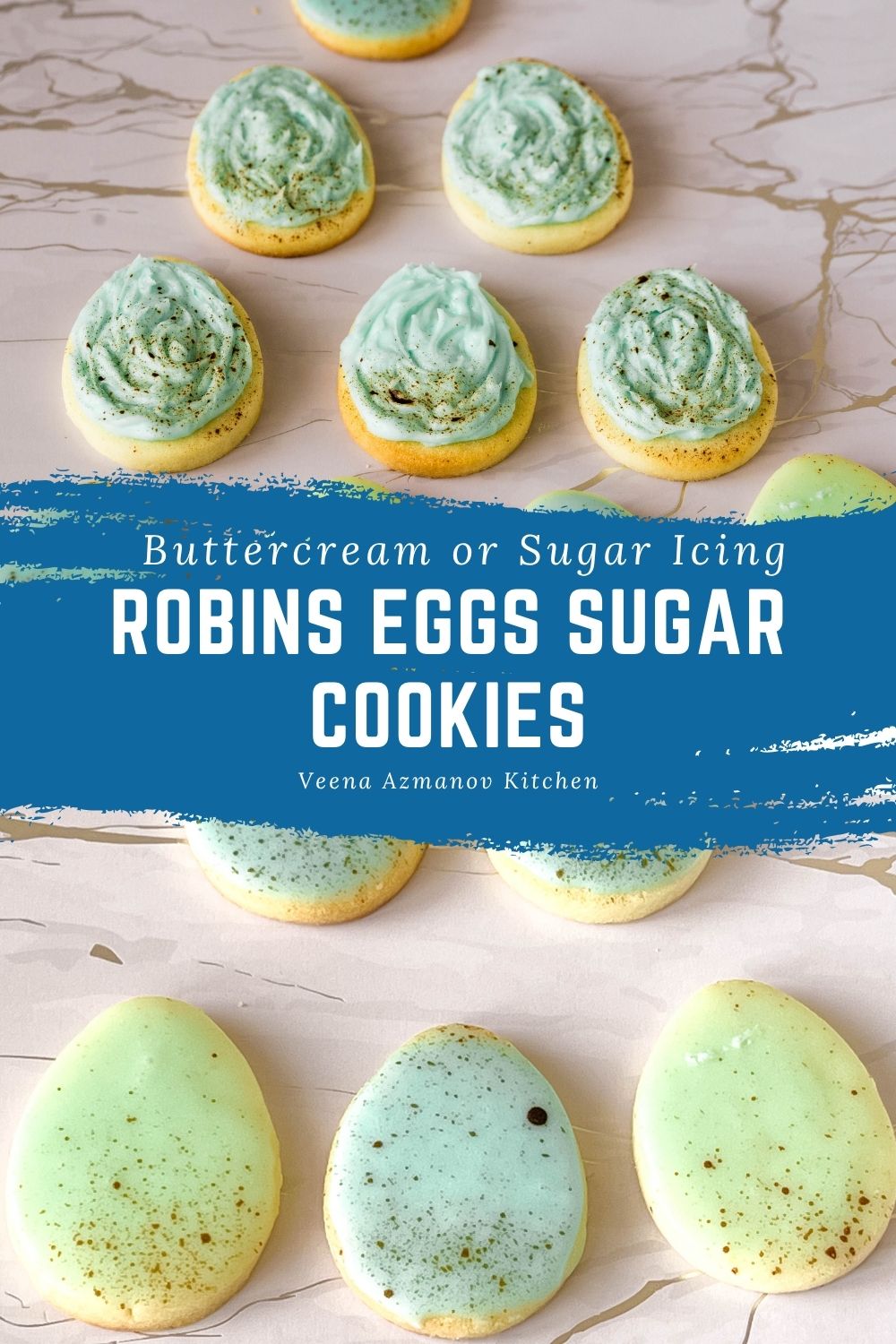 Pinterest image for Speckled Robins Eggs for Easter.