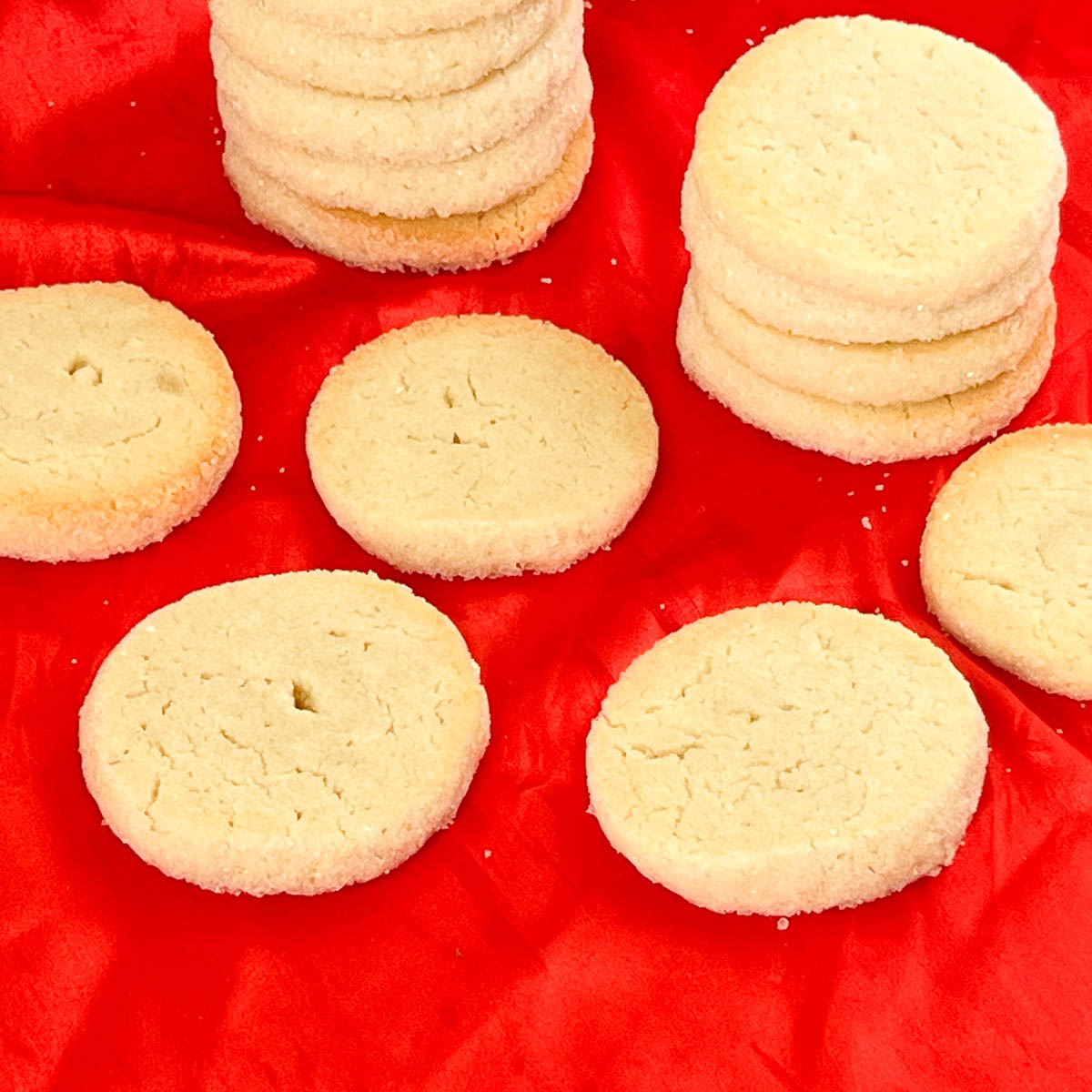 Butter Cookies on the table.