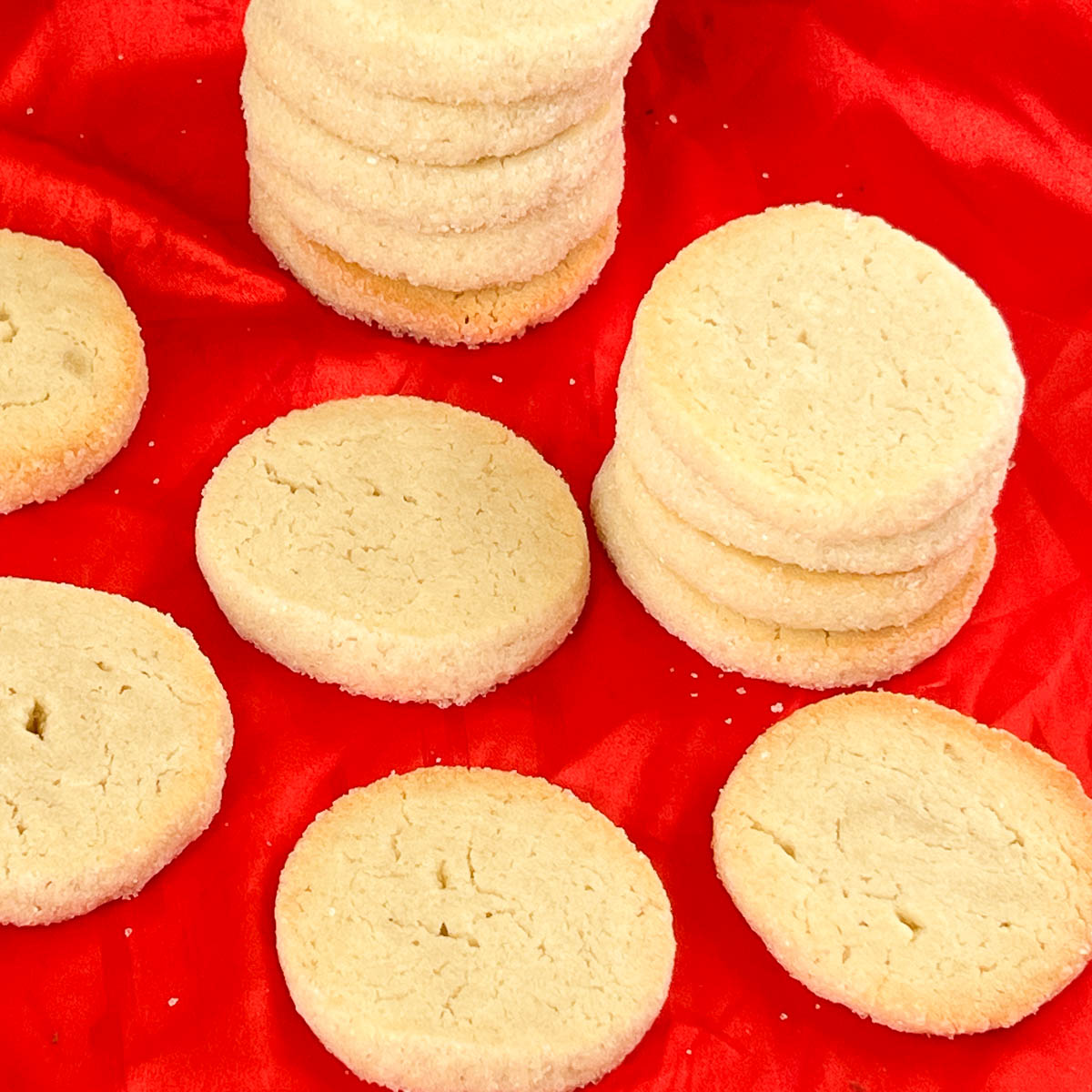 Butter Cookies on the table.