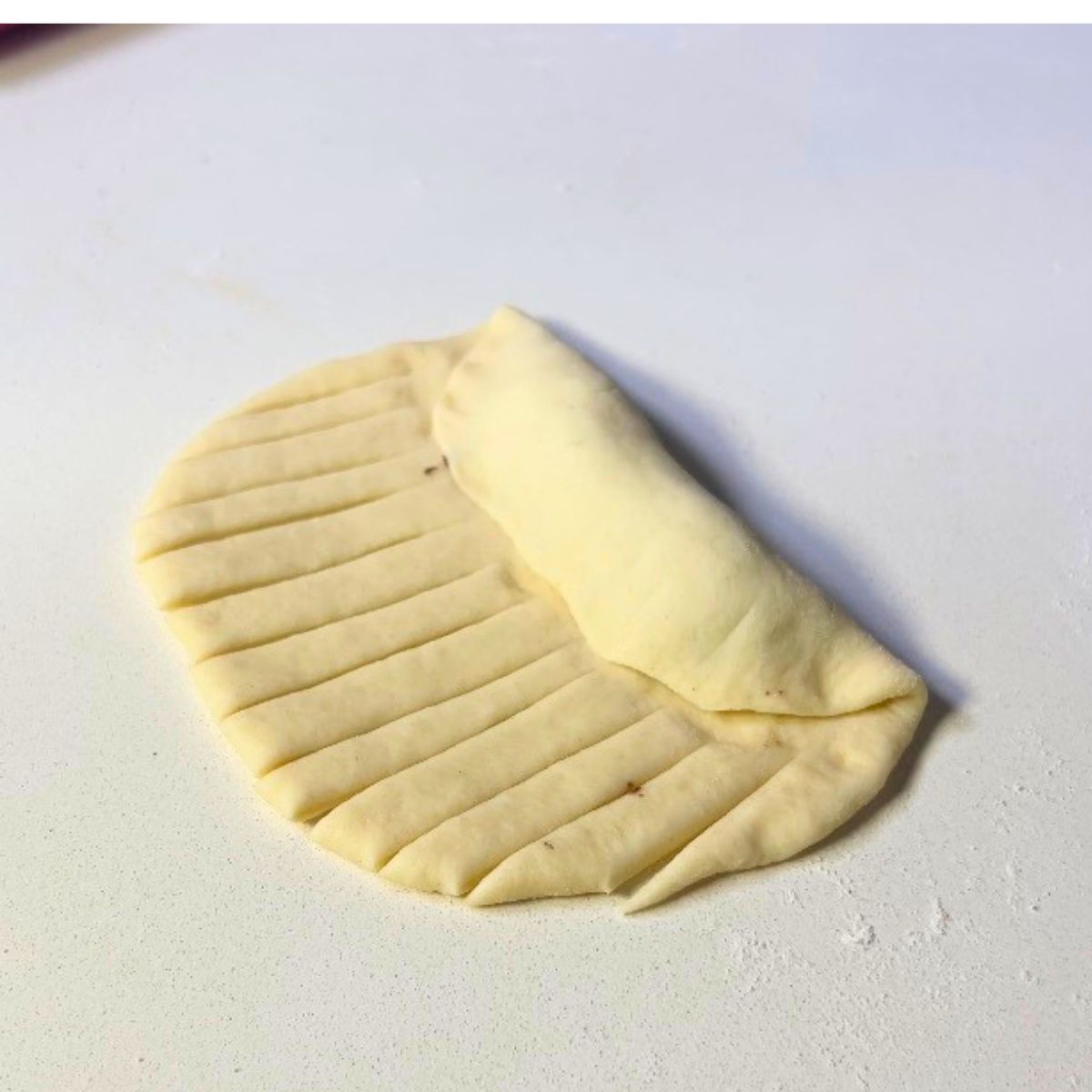 A jam filled dough for braiding.