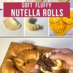 Nutella Stuffed Buns Pinterest image.