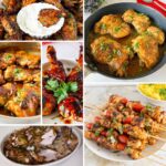 Collage with Easy Summer Chicken Dinners.