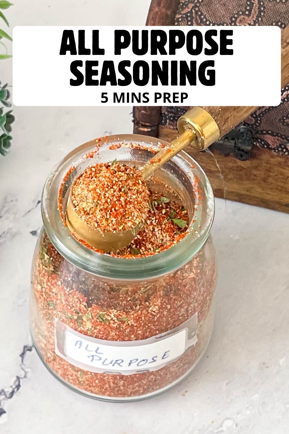 Pinterest image for all-purpose seasoning.