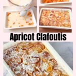 Pinterest image for Apricot Clafoutis Recipe.