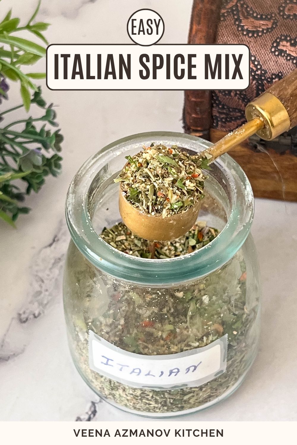 Pinterest image for Italian Spice Mix.