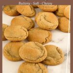 Pinterest image for Brown Sugar Cookies.