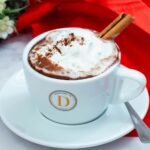 Pinterest image for French Hot Chocolate.