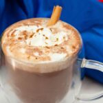 Pinterest image for Mexican Hot Chocolate with Cinnamon and Cayenne.