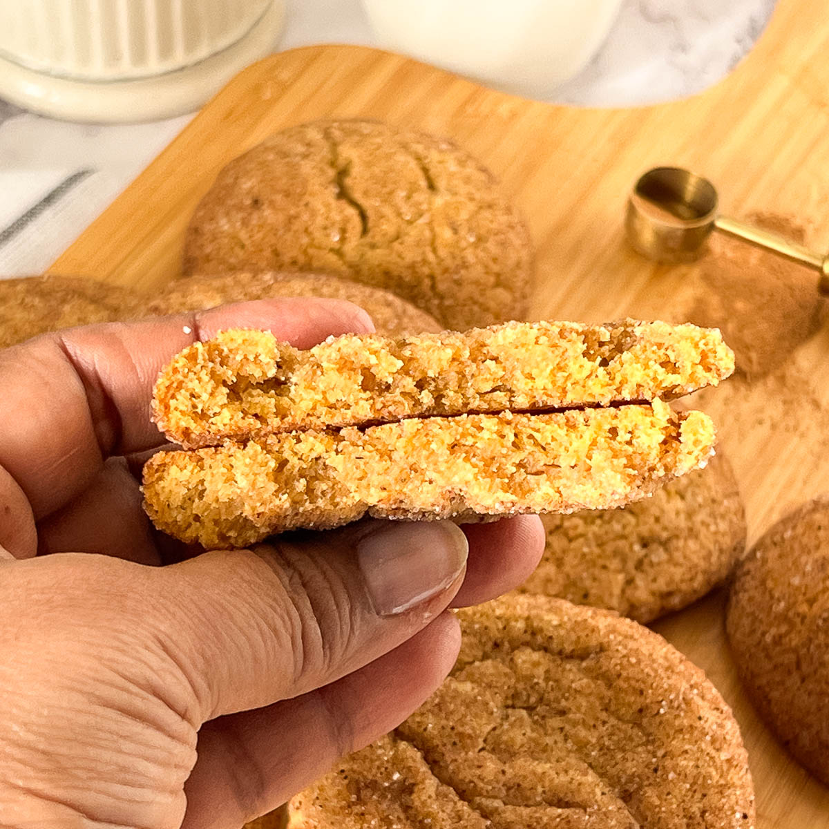 Soft chewy cookies with pumpkin puree.