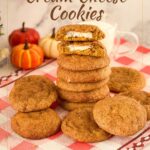 Pinterest image for Pumpkin Cream Cheese Cookies.