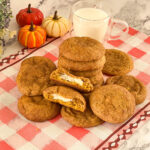Stuffed Pumpkin cookies with cream cheese.