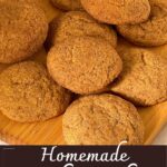 Pinterest image for Pumpkin Cookies.
