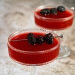 Pinterest image for blackberry Cocktail Black Widow.