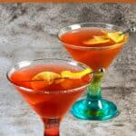 Pinterest image for Halloween Cocktail Vampire's Kiss.