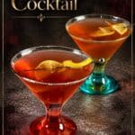 Pinterest image for Halloween Cocktail Vampire's Kiss.